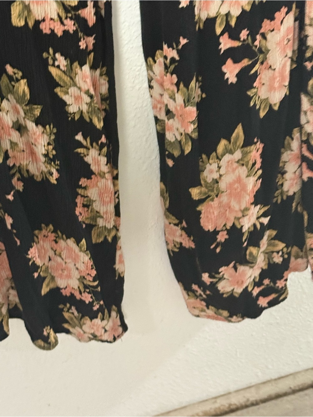 American Eagle Outfitters Black Floral Maxi Romper - Picture 12 of 14